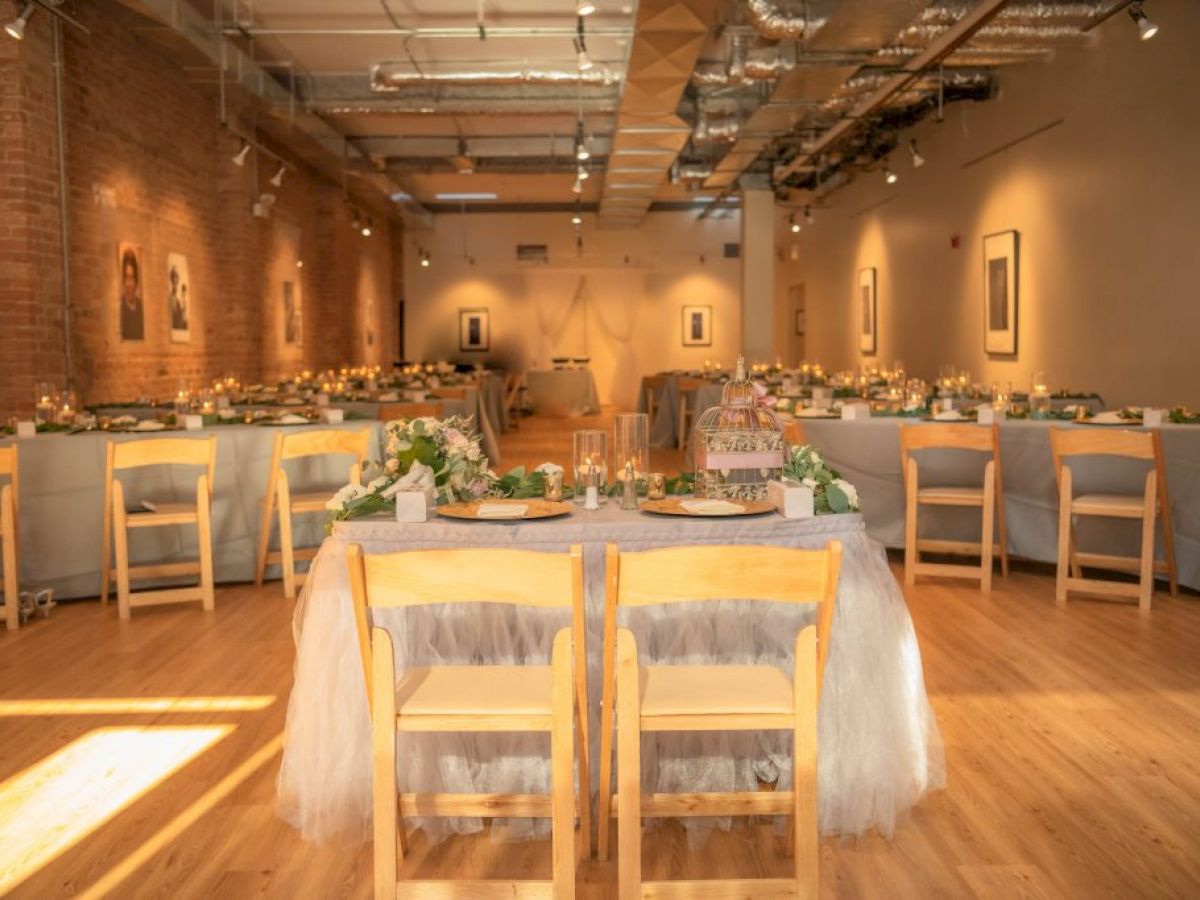 dining area for wedding